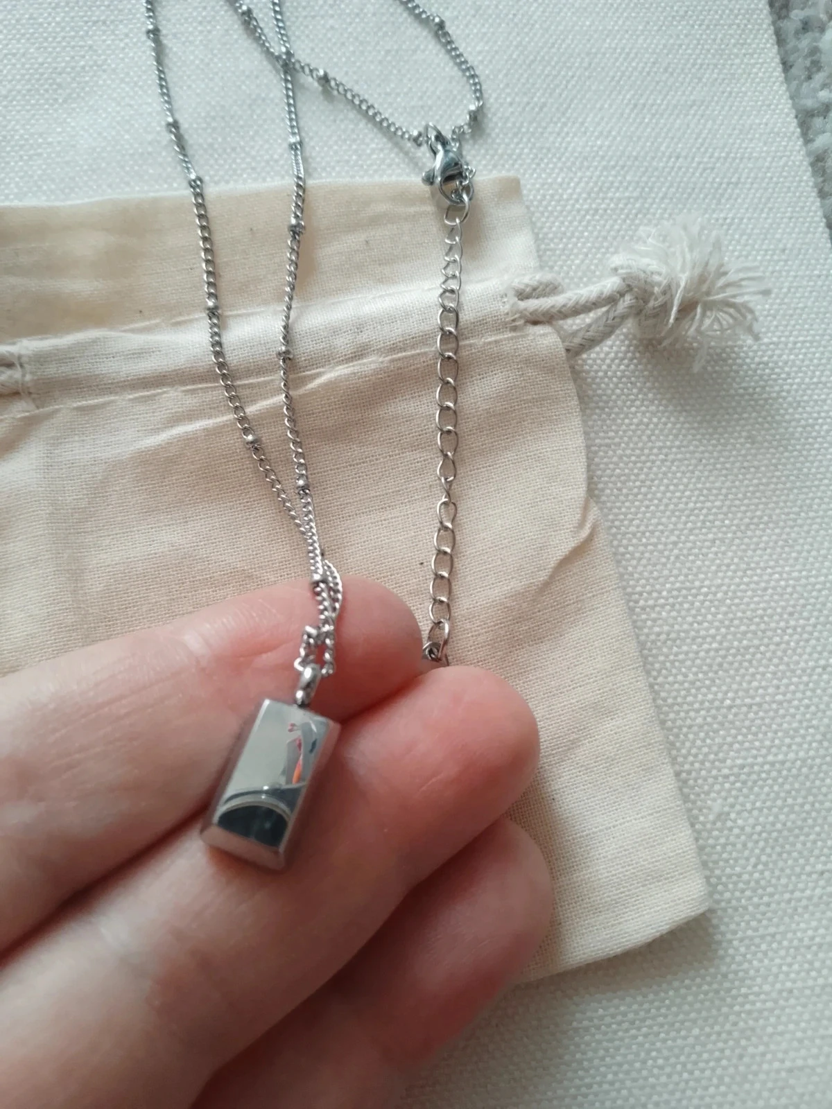 Ikita silver bar necklace – photo 3